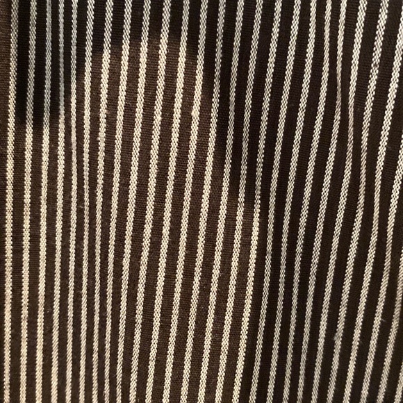 Chico’s Brown and Tan Stripped Jacket - Picture 3 of 4